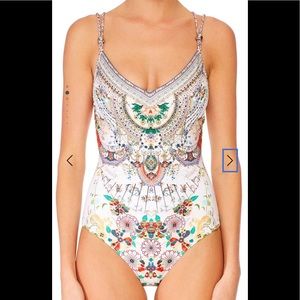 NWT Camilla twist tie one piece swimsuit in time after time size small